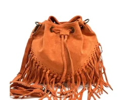 Ileana leather Bucket Bag*Florence Fashion