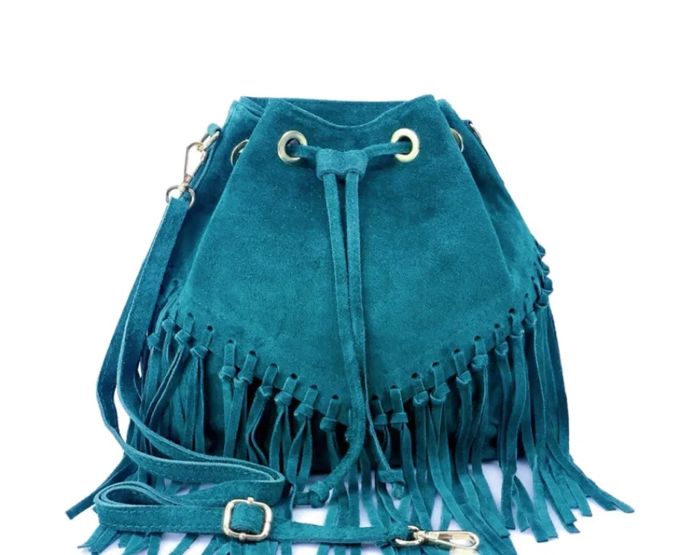 Ileana leather Bucket Bag*Florence Fashion