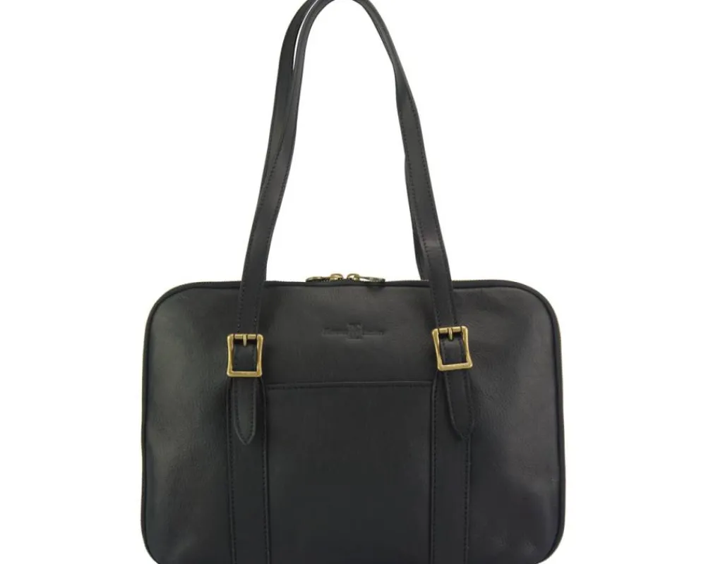 Iéna Shoulder tote in natural cowhide trim*Florence Sale