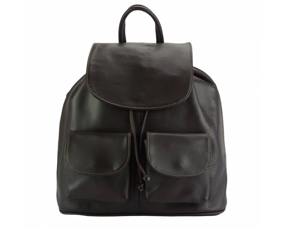 Irene leather Backpack*Florence Hot