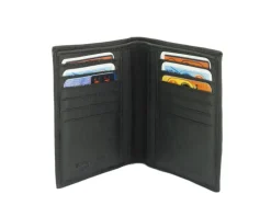 Ivo Leather Wallet Vertical Design for Maximum Organization*Florence New