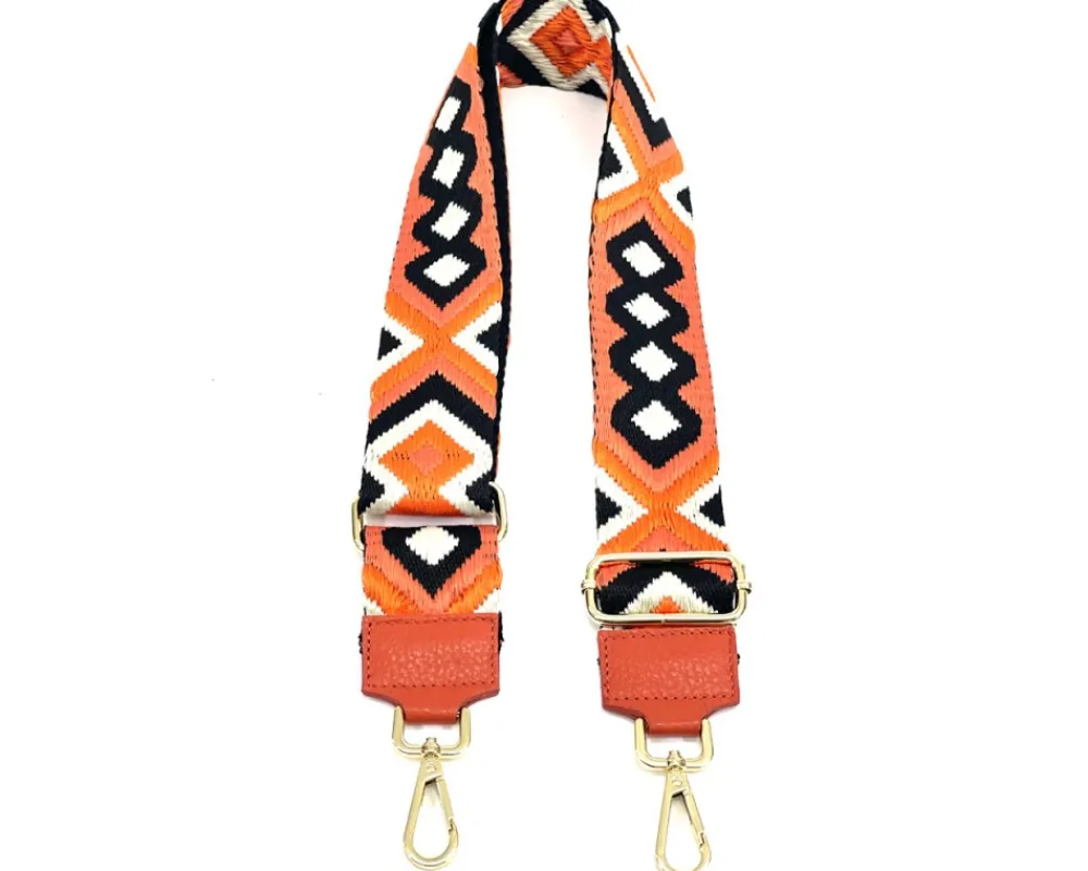 Jacquard Shoulder Strap - Tribal-Inspired Design*Florence Discount