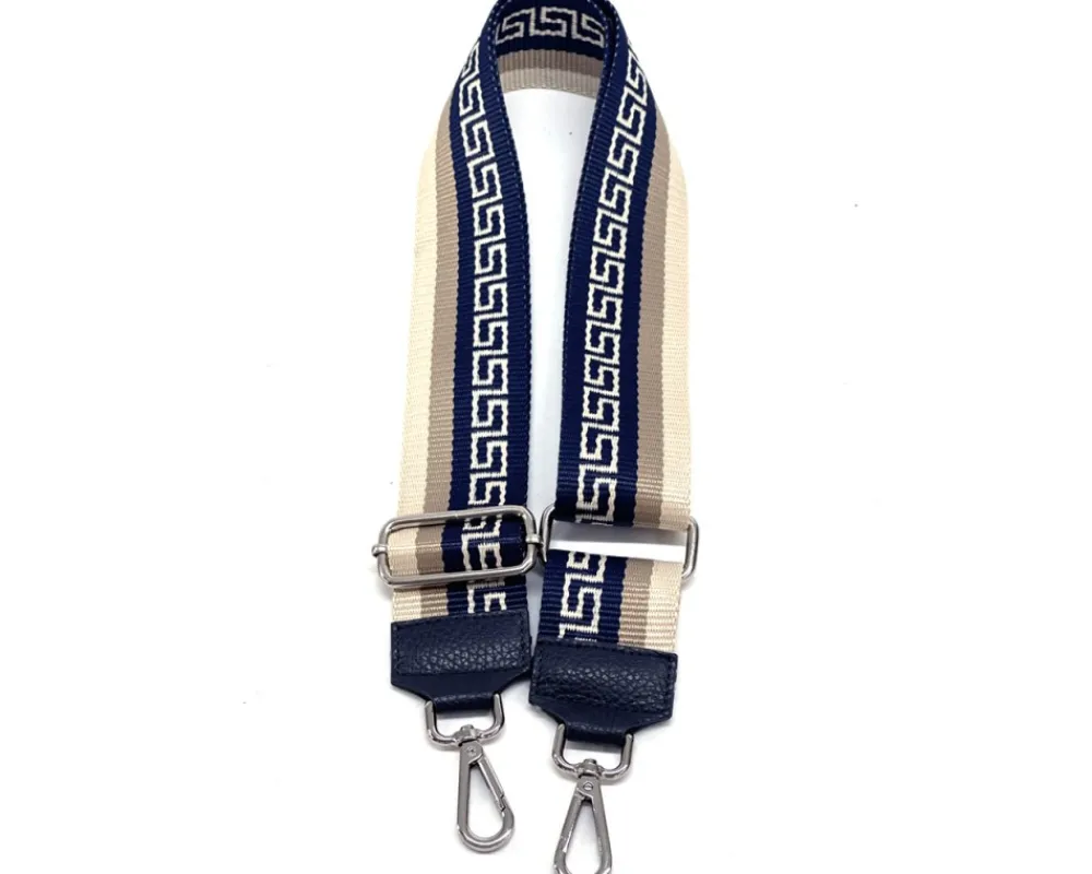 Jacquard Shoulder Strap - Greek Key Design*Florence Online