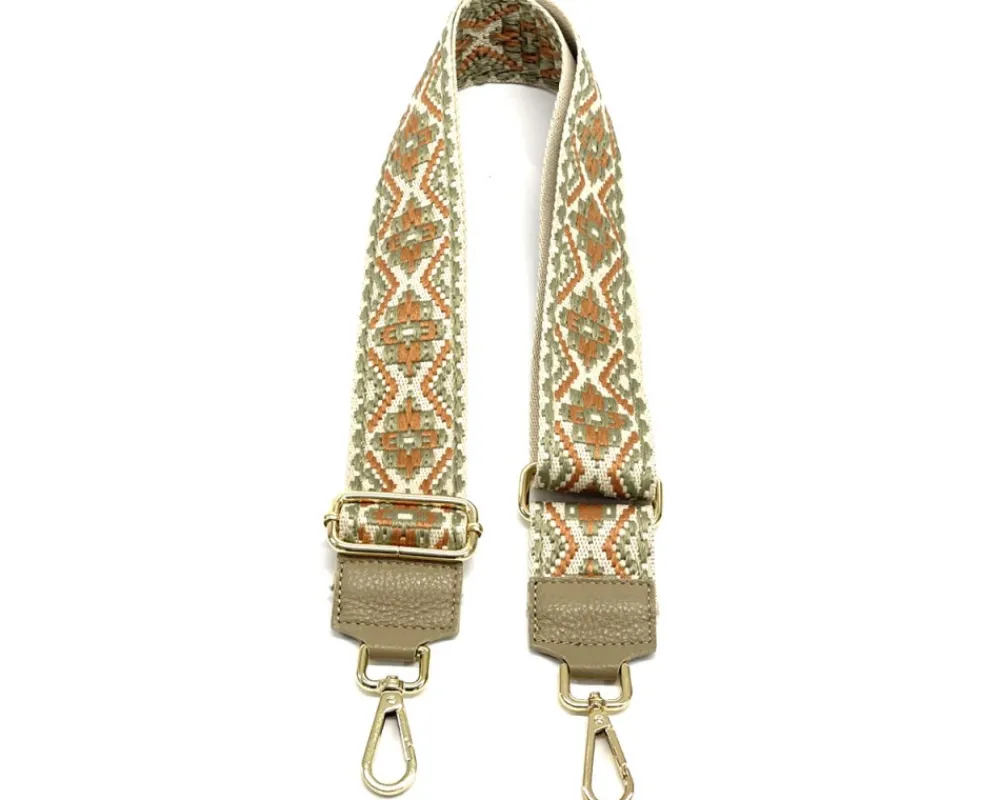 Jacquard Shoulder Strap - Tribal-Inspired Design*Florence Discount