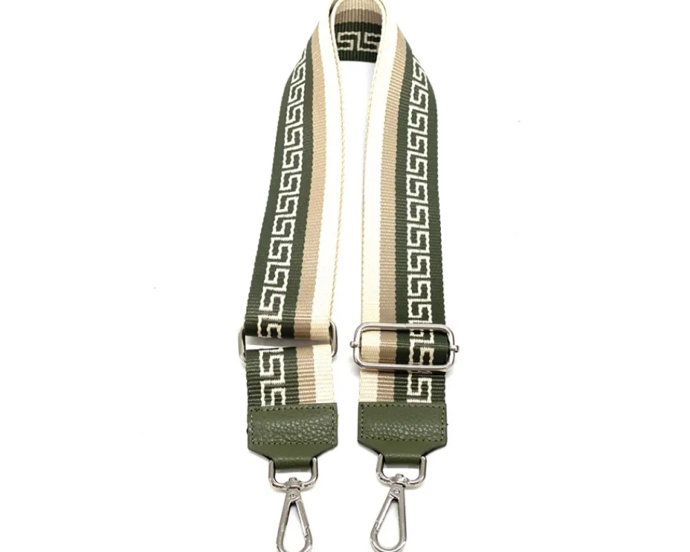 Jacquard Shoulder Strap - Greek Key Design*Florence Online