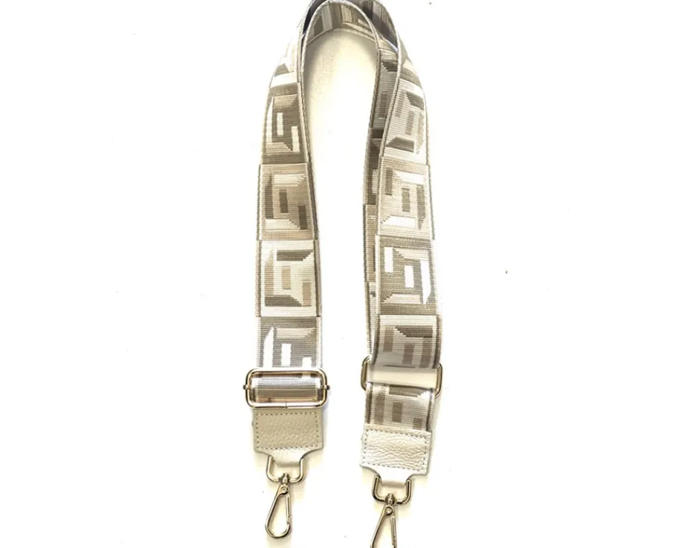 Jacquard Shoulder Strap - Geometric Pattern*Florence Fashion