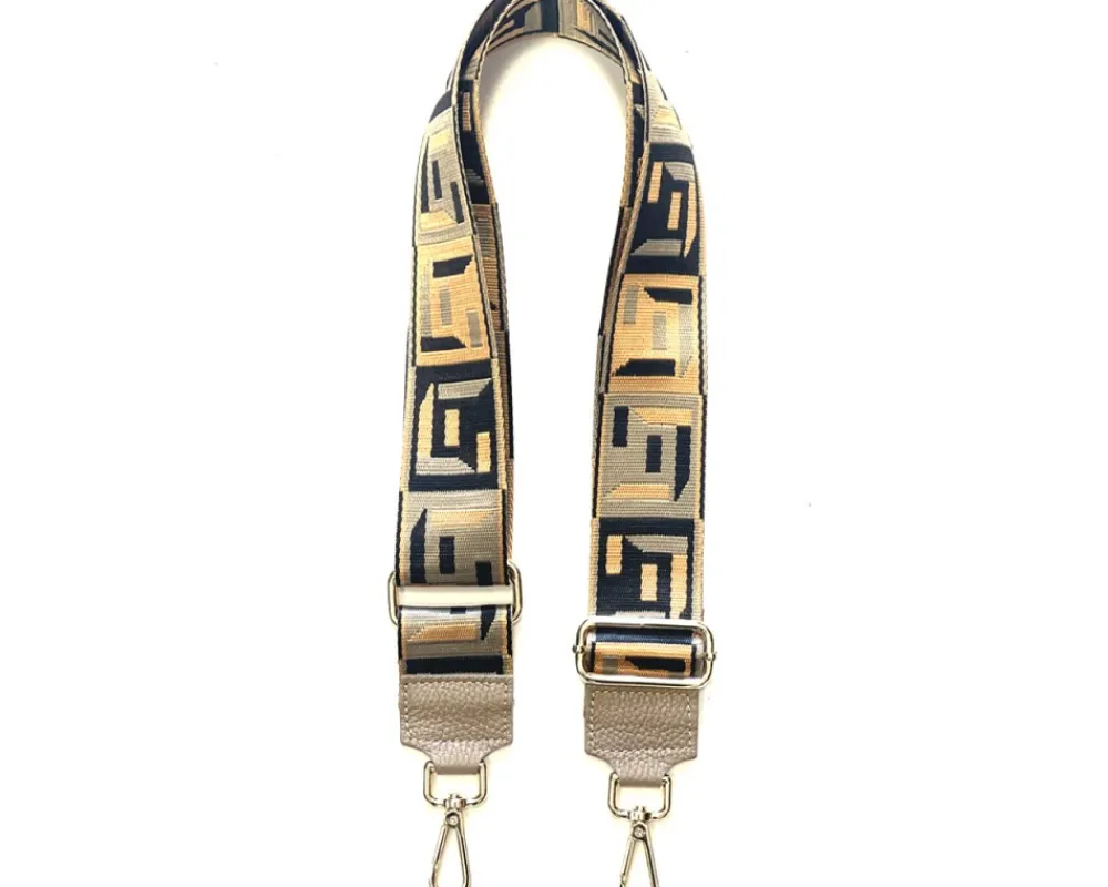 Jacquard Shoulder Strap - Geometric Pattern*Florence Fashion