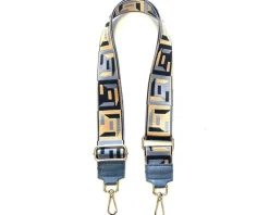 Jacquard Shoulder Strap - Geometric Pattern*Florence Fashion