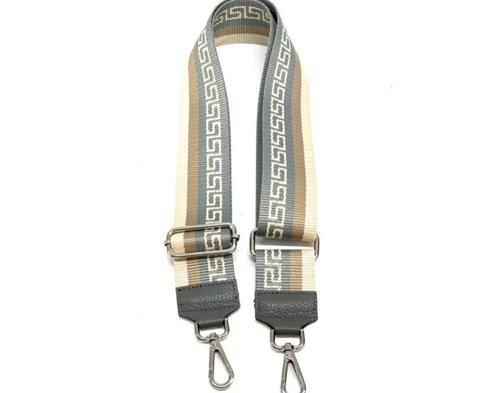 Jacquard Shoulder Strap - Greek Key Design*Florence Online