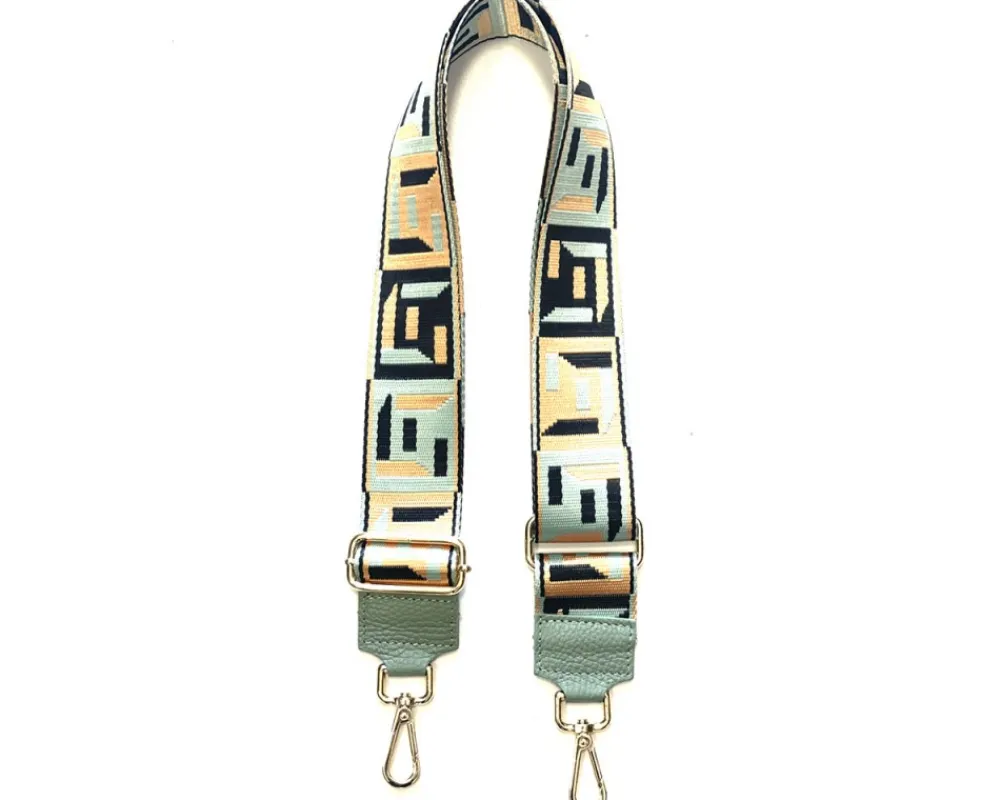 Jacquard Shoulder Strap - Geometric Pattern*Florence Fashion