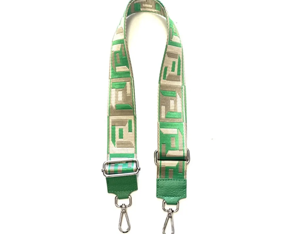 Jacquard Shoulder Strap - Geometric Pattern*Florence Fashion