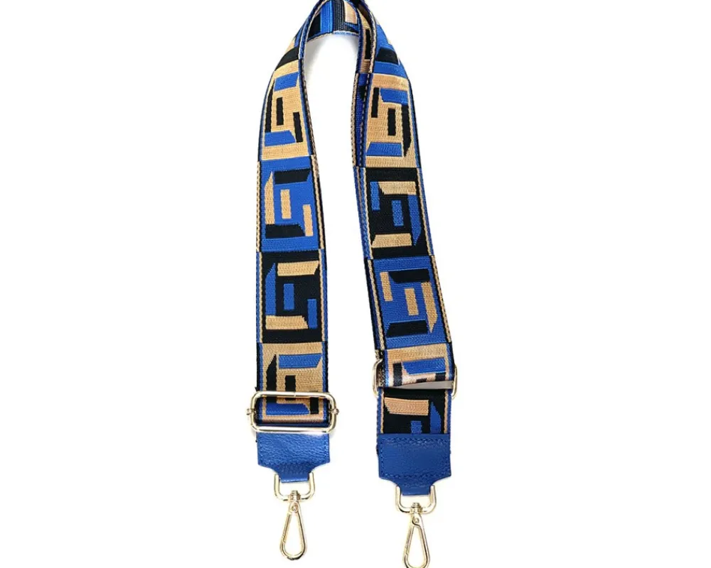 Jacquard Shoulder Strap - Geometric Pattern*Florence Fashion