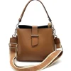 Kristen T leather shoulder bag*Florence Sale
