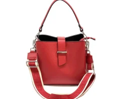 Kristen T leather shoulder bag*Florence Sale