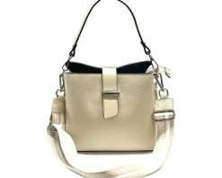 Kristen T leather shoulder bag*Florence Sale