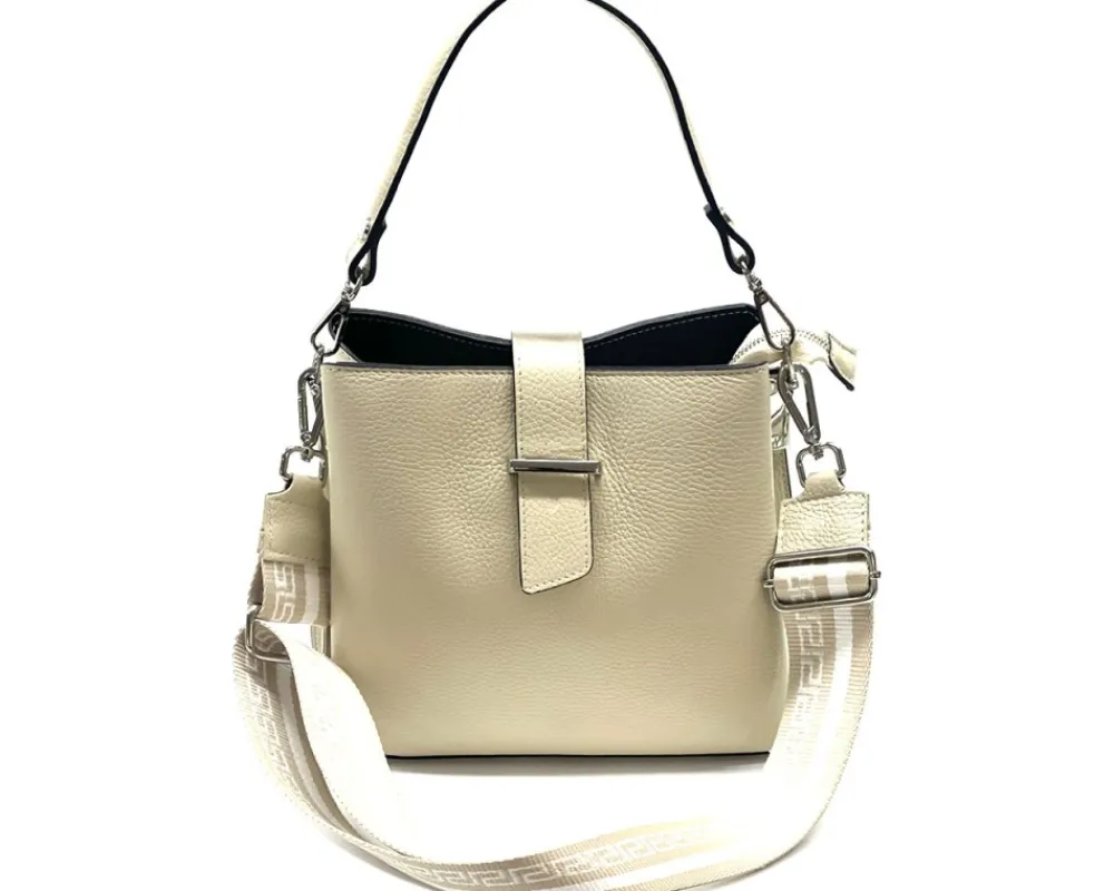 Kristen T leather shoulder bag*Florence Sale