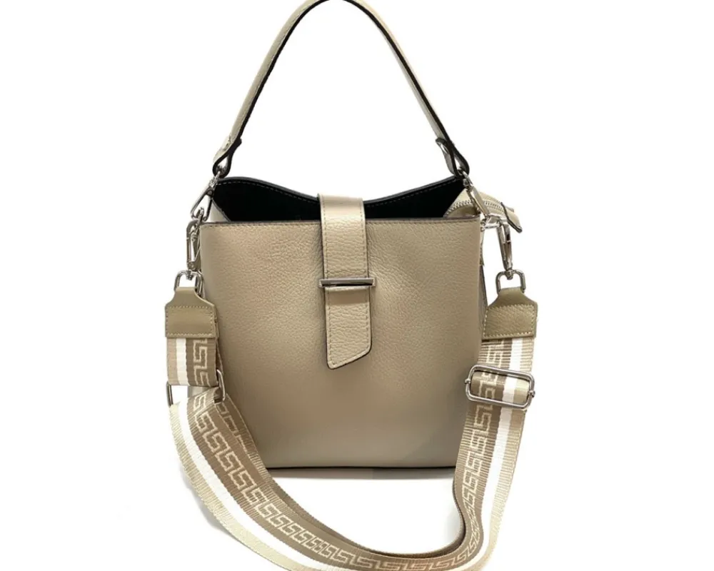 Kristen T leather shoulder bag*Florence Sale