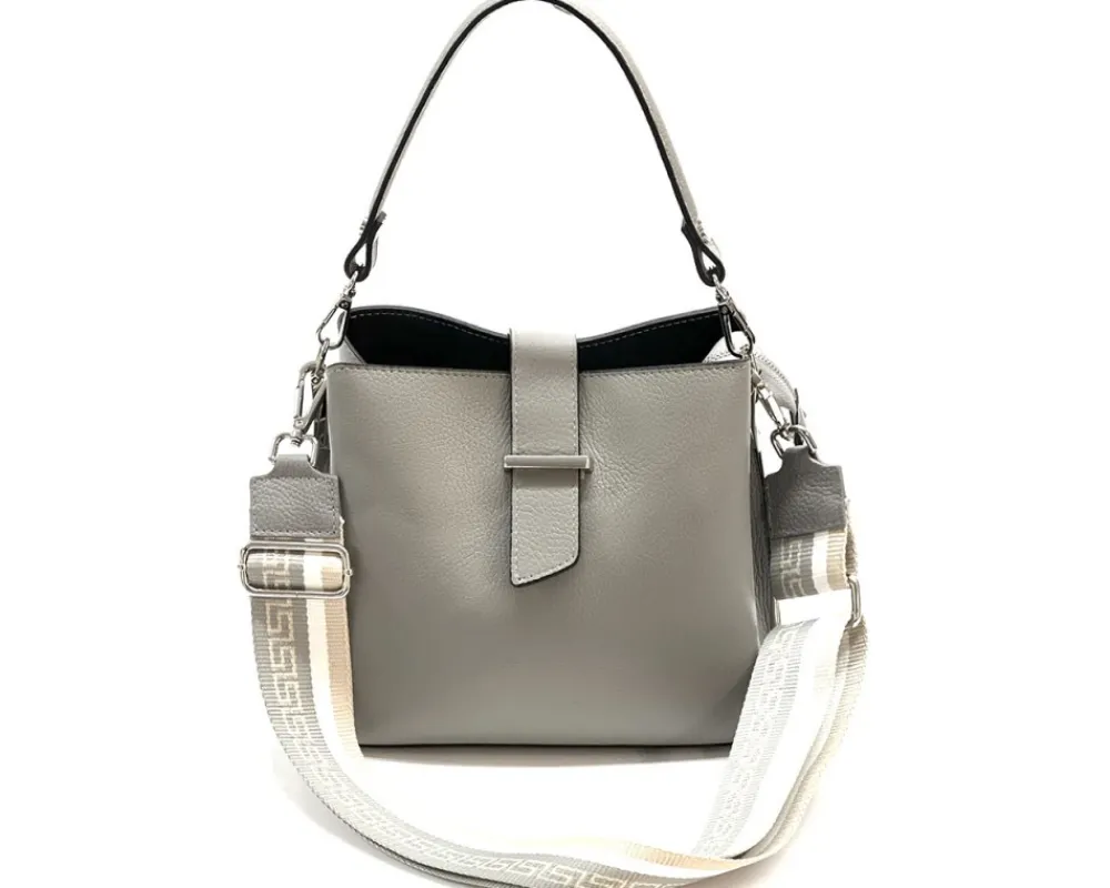 Kristen T leather shoulder bag*Florence Sale