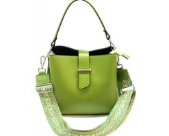 Kristen T leather shoulder bag*Florence Sale