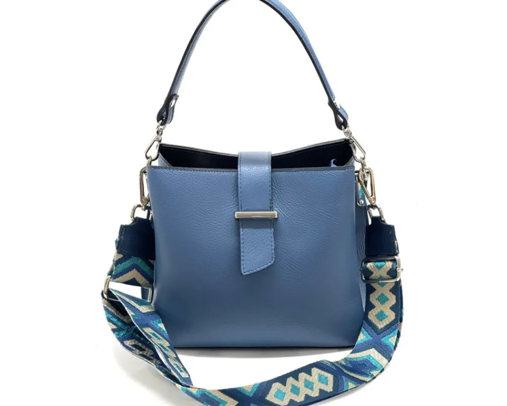 Kristen T leather shoulder bag*Florence Sale