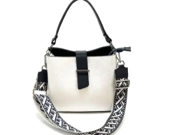 Kristen T leather shoulder bag*Florence Sale
