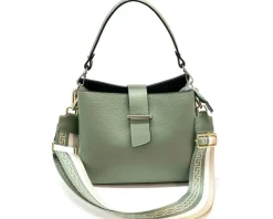 Kristen T leather shoulder bag*Florence Sale