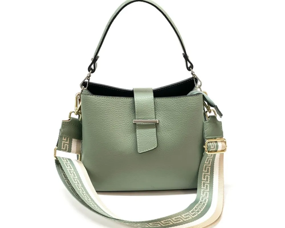 Kristen T leather shoulder bag*Florence Sale