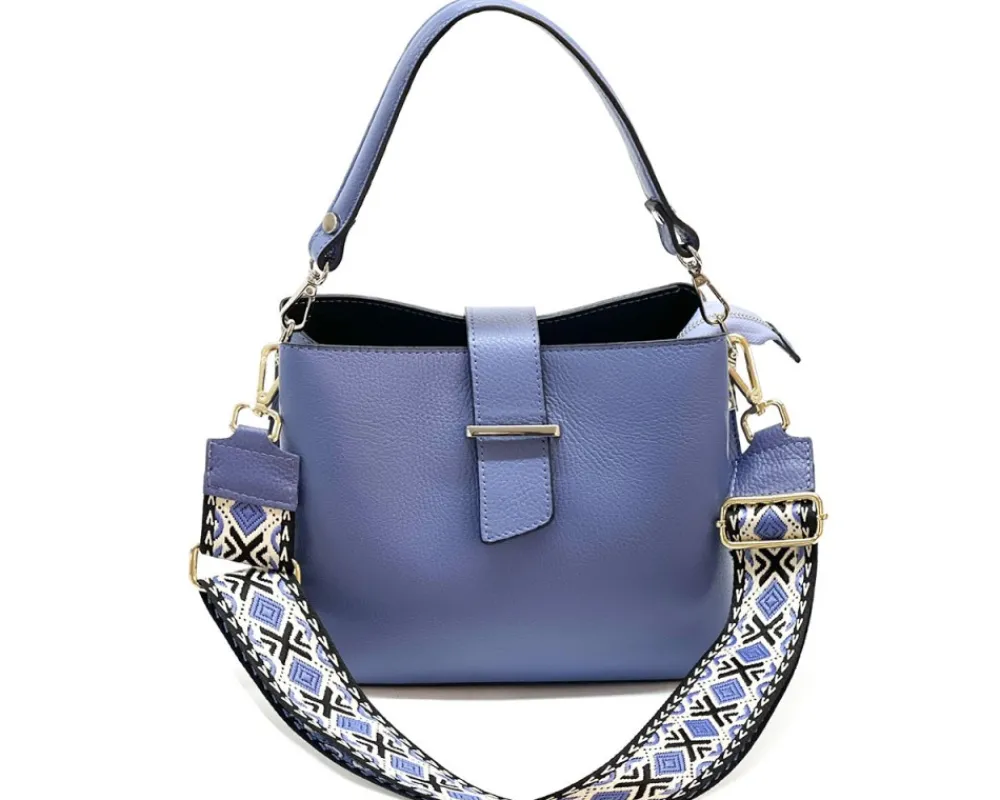 Kristen T leather shoulder bag*Florence Sale
