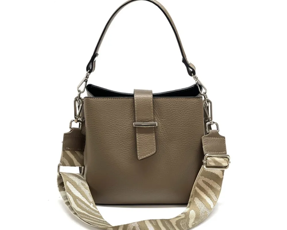 Kristen T leather shoulder bag*Florence Sale
