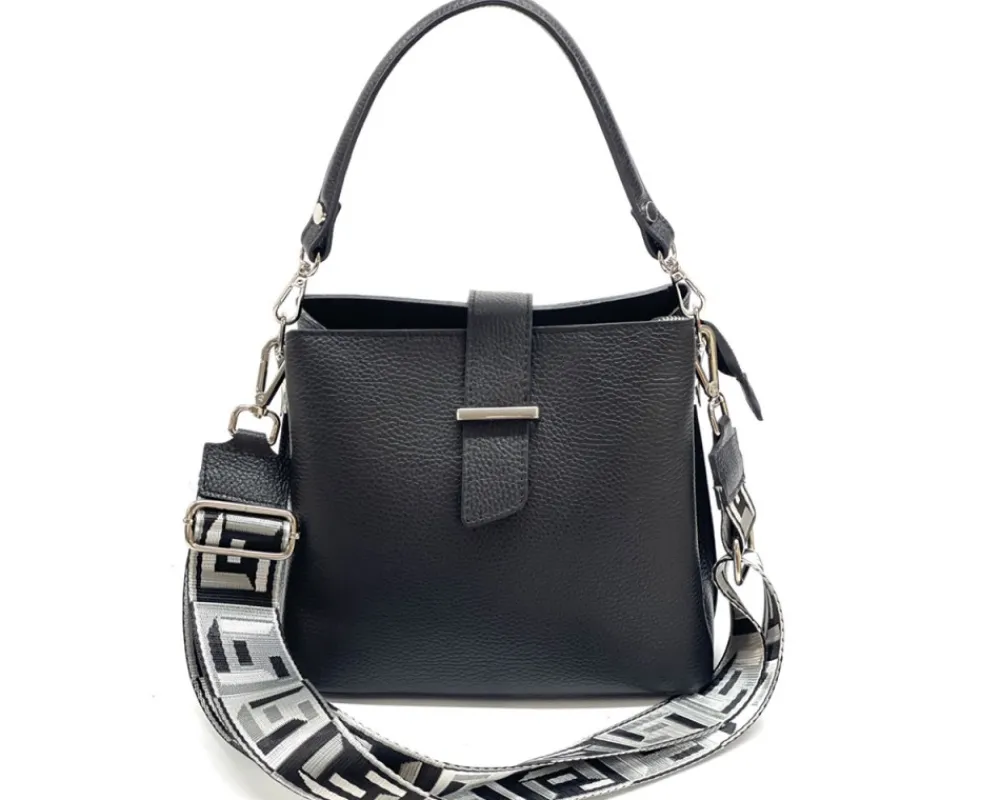 Kristen T leather shoulder bag*Florence Sale