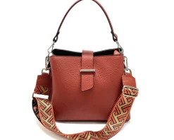 Kristen T leather shoulder bag*Florence Sale