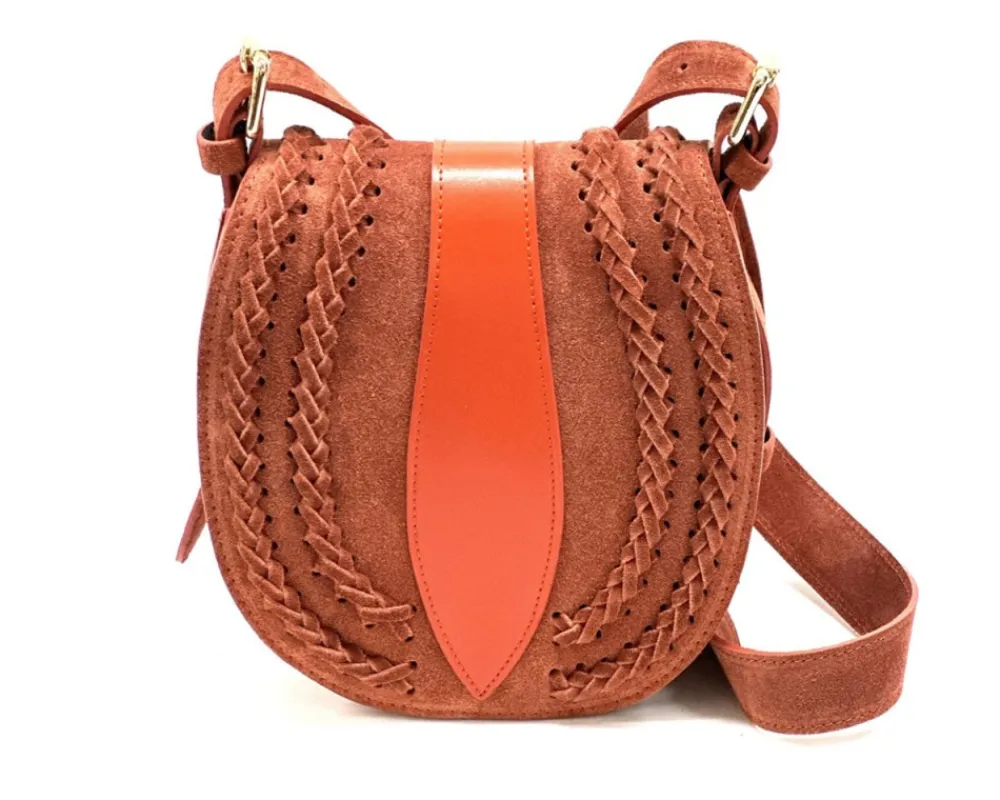 Lauren leather Cross-body bag*Florence Fashion