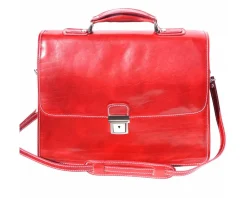 Leather briefcase with Laptop compartment inside*Florence Sale