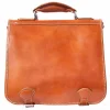 Leather briefcase with two compartments*Florence Discount