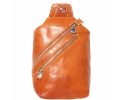 Leather waist bag for mens made in genuine calfskin leather*Florence New