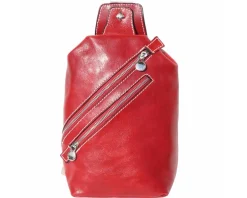 Leather waist bag for mens made in genuine calfskin leather*Florence New