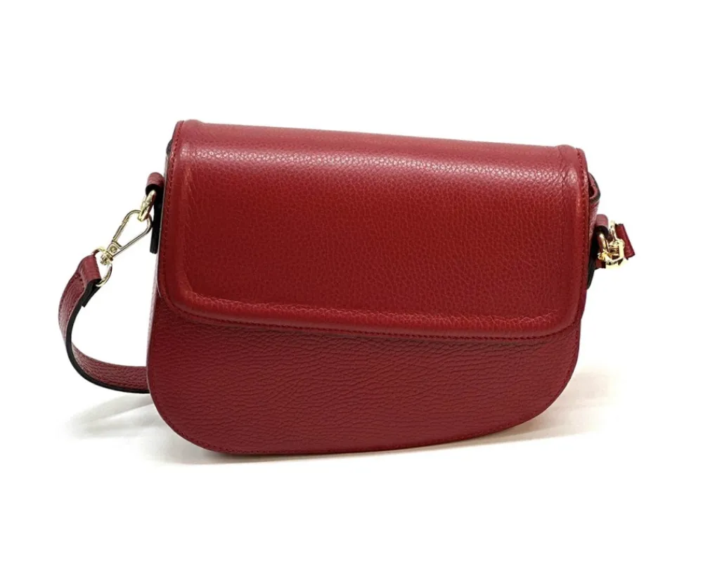 Licia leather shoulder bag*Florence Fashion