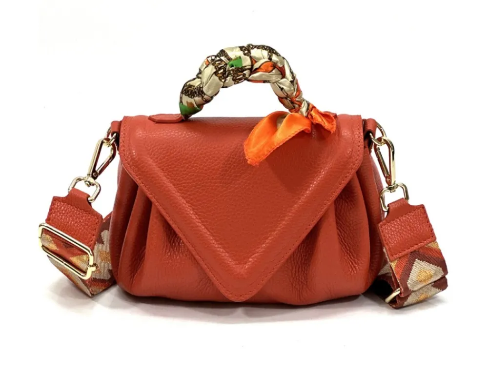 Linda leather handbag*Florence Discount