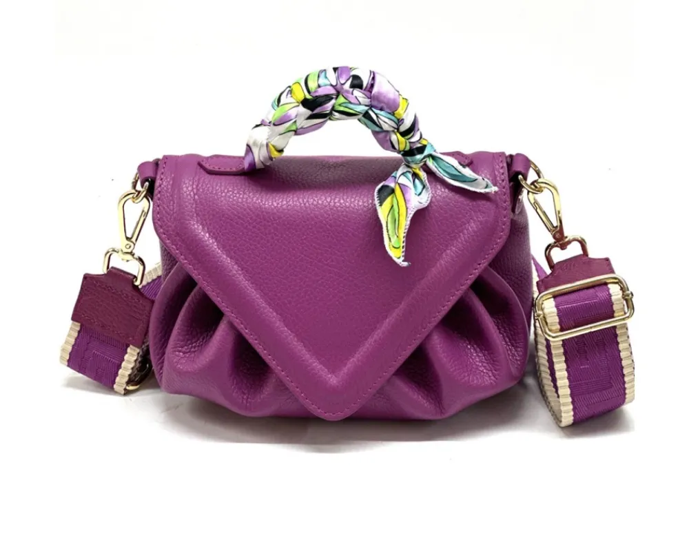 Linda leather handbag*Florence Discount