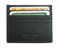 Lisa S Calf-Skin Leather Card Holder*Florence New
