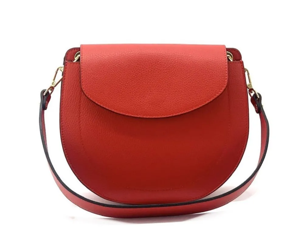 Luisa Italian Leather Shoulder Bag*Florence Discount