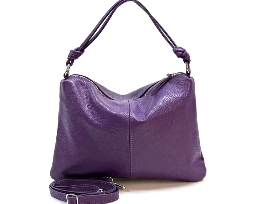 Lunaria Italian Leather Shoulder Bag*Florence Online