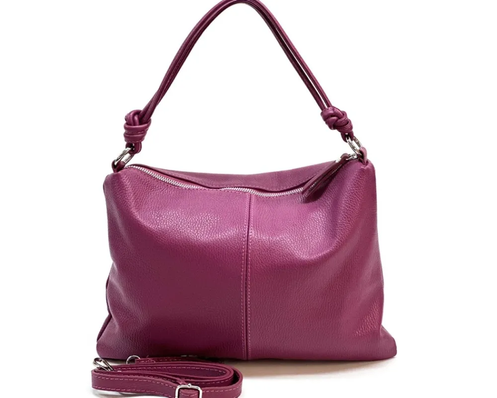 Lunaria Italian Leather Shoulder Bag*Florence Online