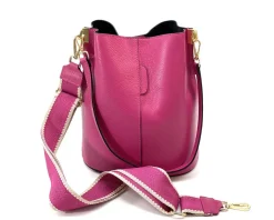 Maddalena GM leather bucket bag*Florence Outlet