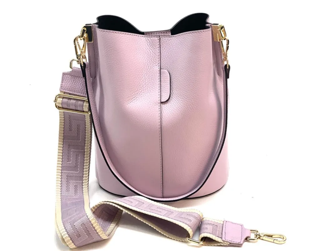 Maddalena GM leather bucket bag*Florence Outlet
