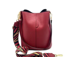 Maddalena GM leather bucket bag*Florence Outlet
