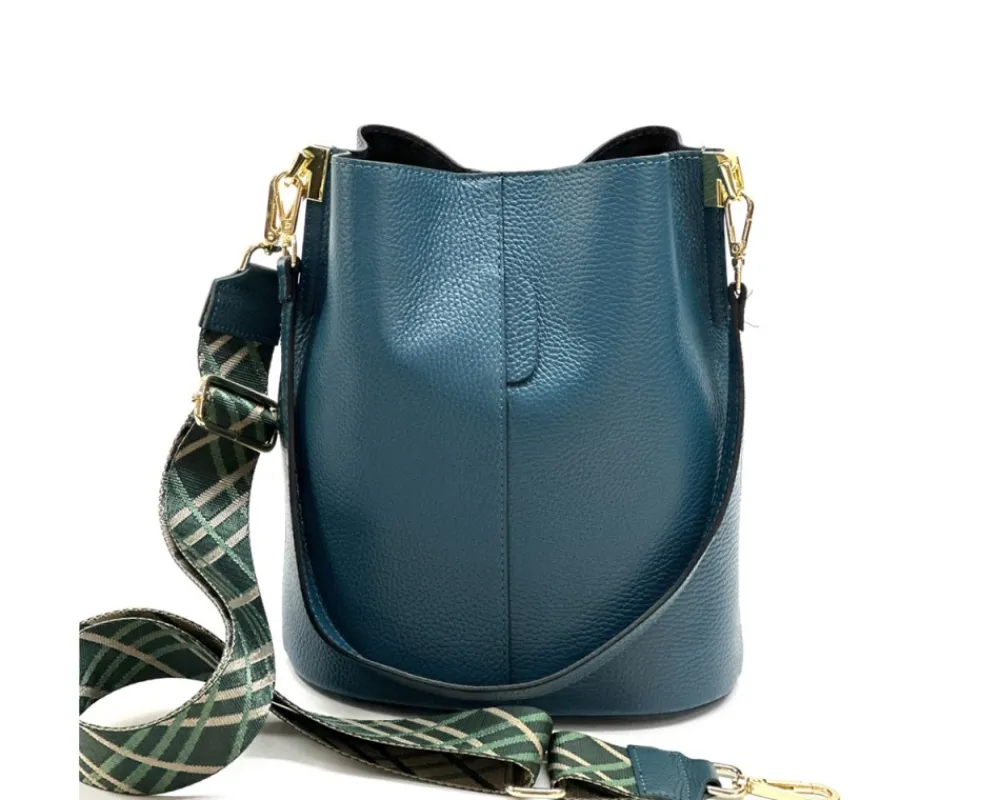 Maddalena GM leather bucket bag*Florence Outlet