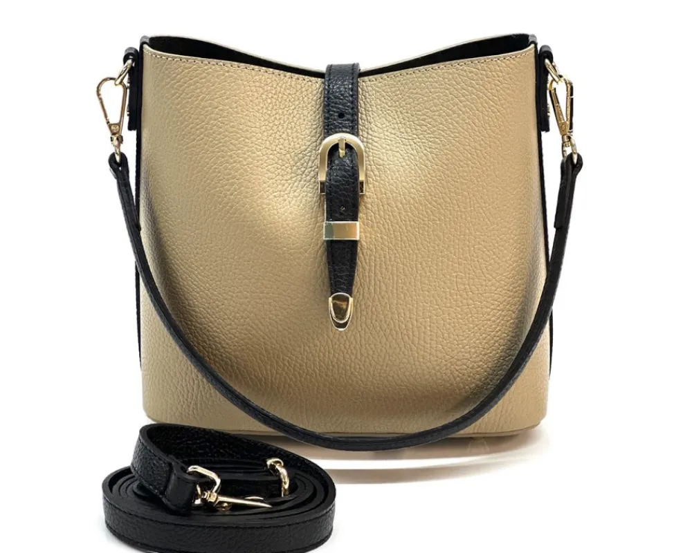 Mafalda Shoulder leather bag*Florence Fashion