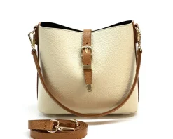 Mafalda Shoulder leather bag*Florence Fashion
