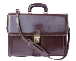 Magnate Leather Briefcase*Florence Hot